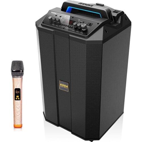 8 Inch Outdoor Bluetooth Speaker with Wheel Big Power Subwoofer Speaker Bass Stereo Surround Louderspeaker Instrument Speakers