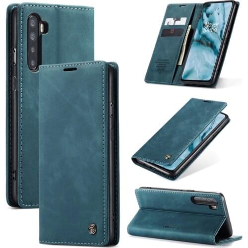 For Oneplus Nord Case CaseMe Leather Wallet Flip Case with Stand Function for One Plus Nord Credit Card чехол Drop Shipping