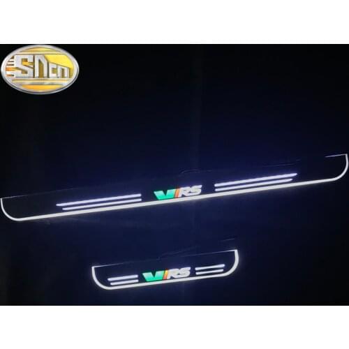 For Skoda Octavia VRS A9 A7 A5 Fabia MK2 MK3 Rapid Superb 2 3 B6 B8 Kodiaq LED Door Sill Scuff Plate Pedal Dynamic Light
