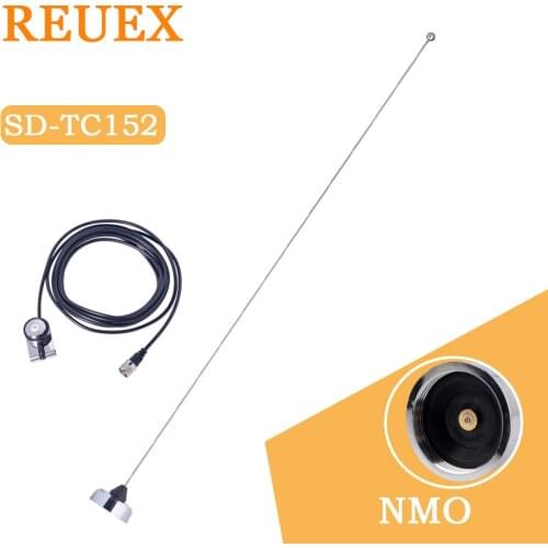 REVEX STC-152 NMO Dual Band Car Mobile Two Way Radio Walkie Talkie Antenna Super Gainer 5m 16ft RG-58 Coaxial Cable
