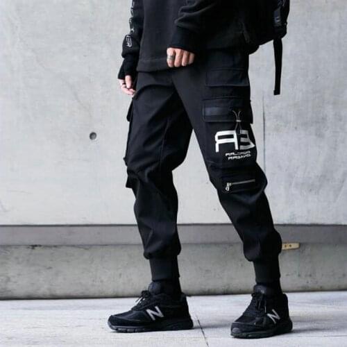 Darkly Style Harem Joggers Men Cargo Pants Streetwear Nice Hip Hop Casual Pockets Track Pants Male Harajuku Fashion Trousers