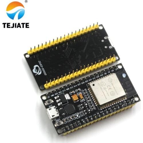 1Lot TEJIATE ESP32 ESP32S ESP-WROOM-32 Module Bluetooth and WIFI Dual Core CPU PCB Development Board Low Power Consumption MCU