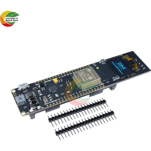 Blue Yellow ESP32 ESP8266 0.96'' 0.96 inch OLED Display WiFi Bluetooth 18650 Lithium Battery Shield Development Board CP2102 Mod