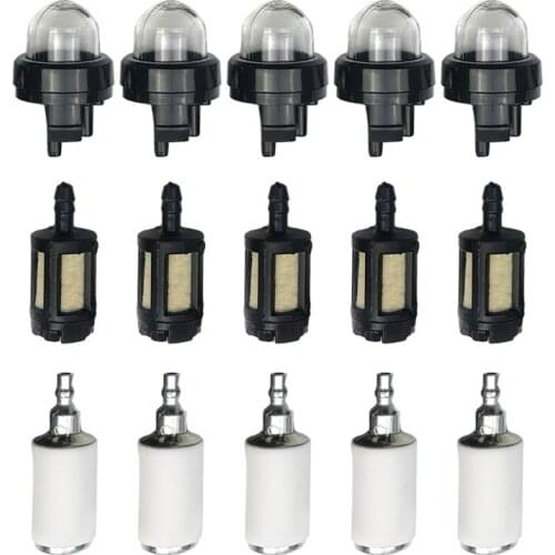 Gas Fuel Filter Primer Bulb Kit for Poulan 530095646 Trimmer Chainsaw Blower