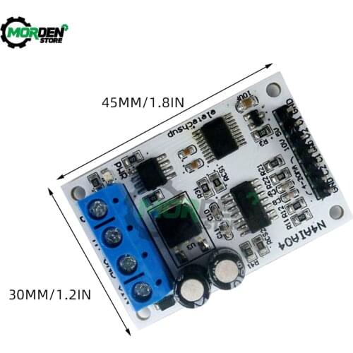 DC 12V 4-20mA 0-5V 0-10V Voltage Signal Acquisition RS485 Modbus RTU Module for PLC Current Transmitter Tool Accessories