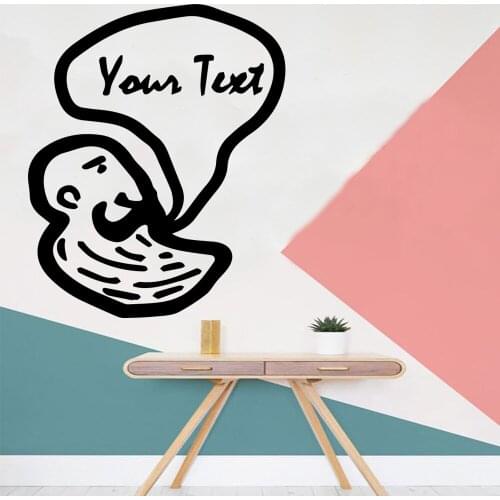 Cartoon Letters House Decoration Accessories Decor Living Room Bedroom Removable Wall Decals Vinilo Decorativo Adesivi Murali