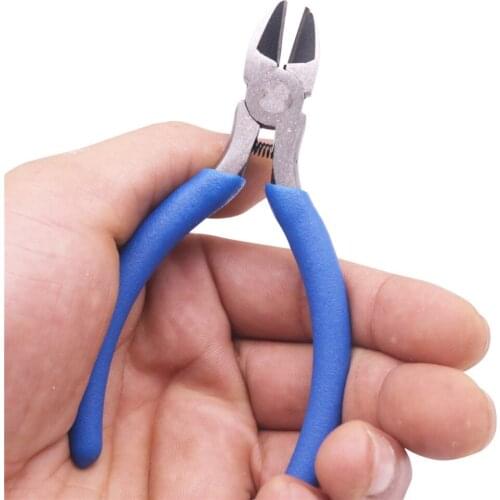 Pig Scissors Teeth Clamp Carbon Steel Scissors Teeth Veterinary Scissors Teeth Sharp Handle Anti-skid Pig Equipment Blue 1 Pcs