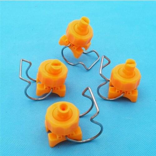 Plastic adjustable ball detachable flat fan full cone clamp clip misting spray nozzle factory water cleaning spray nozzle