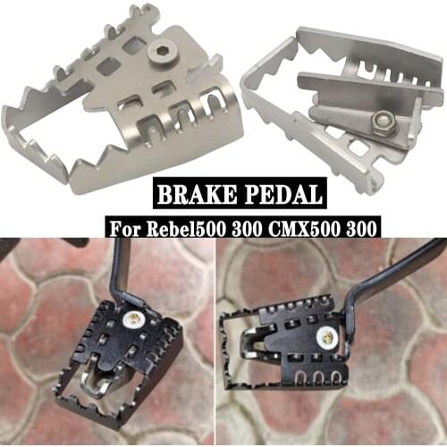 FOR Honda Rebel500 Rebel300 CMX500 CMX300 Rebel 500 300 CMX 500 300 Motorcycle Accessories Anti Skid Pedal Brake Pedal