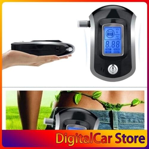 Alcohol Tester Professional Digital Breath Analyzer with Large Digital LCD Display 5 Pcs Mouthpieces