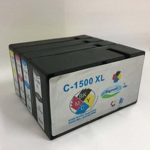 Vilaxh 4pcs For canon 1500xl Ink Cartridge pgi-1500xl for canon Maxify MB2050 MB2350 printer ink pgi 1500xl pgi-1500