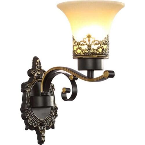 Vintage Metal umbrella Bedroom Bedsides Wall Lamps Corridor mobilize Arm Glass balcony Wall Light Stair case Wall Lights