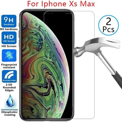 Tempered glass screen protector for iphone xs max case cover on i phone xsmax xmax x s sx mas protective coque bag aphone iphon