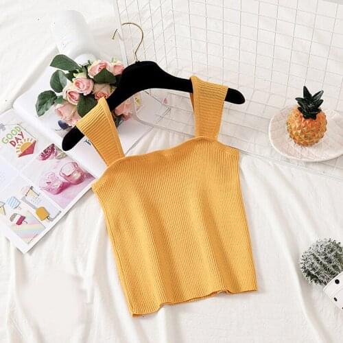 Women Tank Top Fashion Women Sexy Tank Top Vest Off Shoulder O-Neck Chalecos Mujer Colete