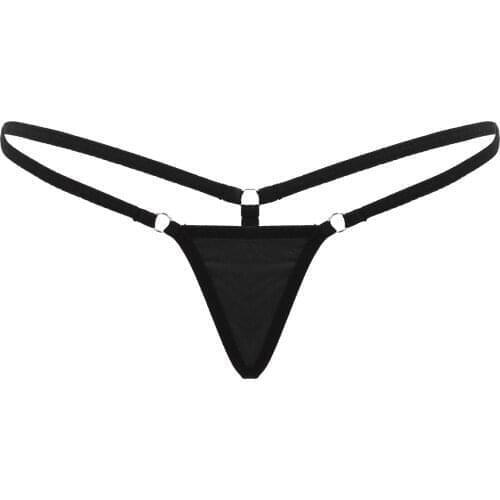 Womens Micro Mini Panties Erotic Thongs Sexy Underwear Super Low Rise T-Back G-String Thong Femme Bikini Briefs Underwear New