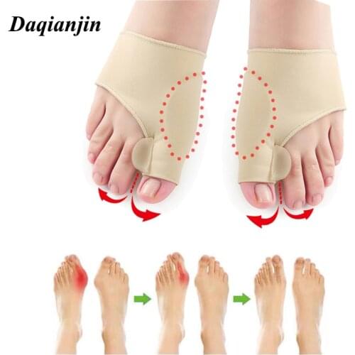 1 Pair Separate Toe Corrector Hallux Valgus Bunion Orthosis Foot Care Bone Thumb Adjuster Corrective Pedicure Socks Straightener