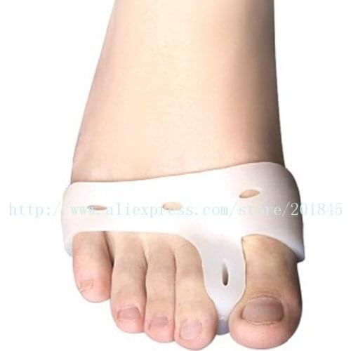 20pcs White thumb valgus Corrector Foot Toe Nursing Tools Silicone Gel comfortable For Feet Walking