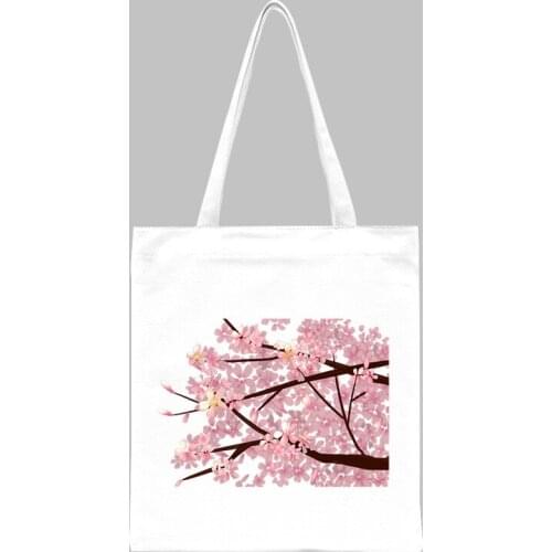 2021 Stylish Canvas Tote Shop Bag Simple Handbag Fashion Totes College Harajuku Canvas Bags Custom Washable Eco Friendly Bags