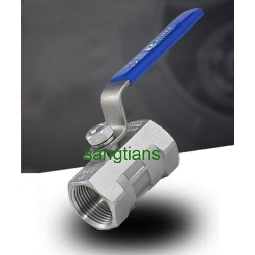3/4" DN20 Stainless Steel 1- Piece Ball Valve, SS304 ,Economical Water Valve ,stainless steel ball valve,ball valve DN20
