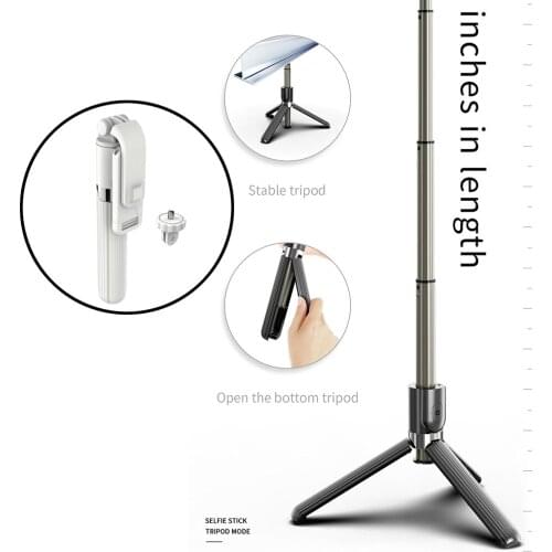 3in1 Aluminium 33.9" L03 Tripod Selfie Stick with Remote for DSLR iPhone Android Recording