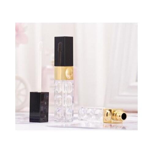 5-50pcs 5ml Gold/Black Lip gloss Tubes DIY Empty Cosmetic Container Refillable Bottles Liquid Lipstick Storage Bottle