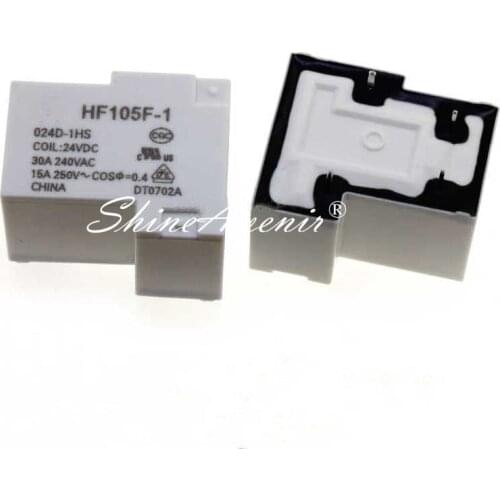 5pcs/lot Relay HF105F-1-005D-1HS 012D-1HS 024D-1HS 5V 12V 24V 4PIN HF105F-4-220A-1HS 012D-1HS 024D-1HS 012D-1ZS 220A-1ZS 5PIN