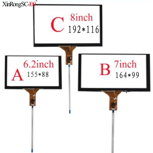 6.2 inch 7 inch 8 inch 9 inch touch screen universal capacitive navigation screen DVD car navigation screen IC:GT911 6 pin
