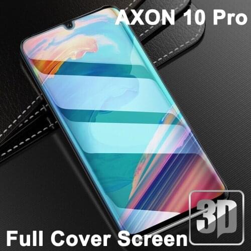 9H 3D Tempered Glass for AXON10Pro LCD Curved Full Screen Protectors Film Cover for Zte AXON 10 Pro A2020pro 5G Protective Film