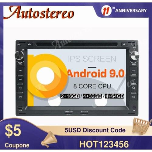 DSP Android 9 Car DVD Player Car GPS Navigation For VW Passat 1999+ Stereo Multimedia Player Auto Carpad Radio Recorder Headunit