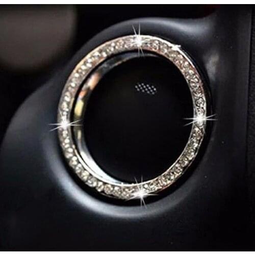 Car Interior Engine Start Stop Ignition Push Button Decorative Ring For All Cars