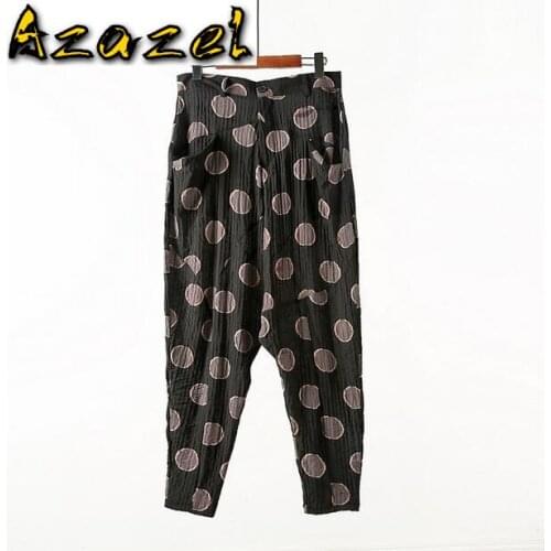 Azazel HOT Summer Mens new comfort tide Men Big Points Loose hip hop Harlan wide leg pants male casual personality pencil pants