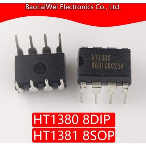 50pcs HT1380 8DIP HT1381 8SOP chip Electronic Components Integrated Circuits Active Components Serial Timekeeper Chip