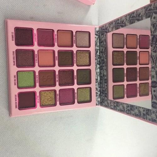 HUDAMOJI You're So Money Baby Pressed Powder Palette Matte Glitter Eyeshadow Pallete Siny Eye shadow Palette Nude Color