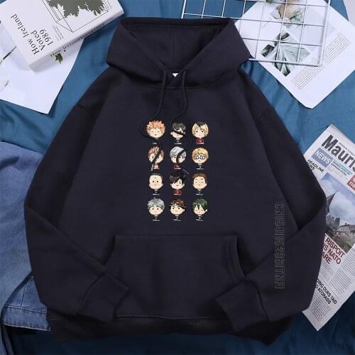 Haikyuu Japan Anime Kawaii Comic Women Hoody Fashion Hoodies Printed Hip Hop Hoodie Harajuku Casual Female Hooded