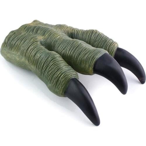 Dinosaur Toys Gloves Cosplay Props Halloween Costumes Toy Partysaurus Rex Simulation Soft Jurassic Dinosaur Claw