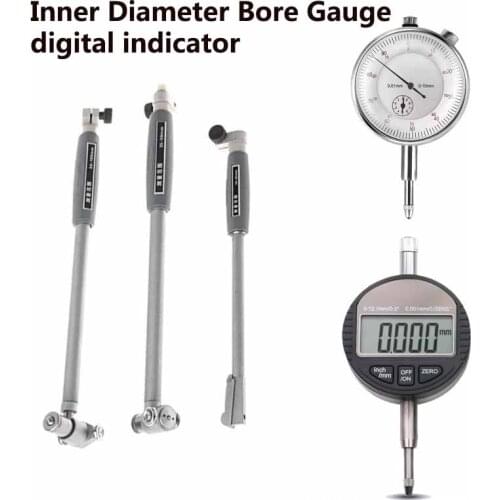 50-160mm Inner Diameter Bore Gauge Measuring Rod + Probe Accessories 10mm indicaotor Inner Diameter Gauge digital indicator