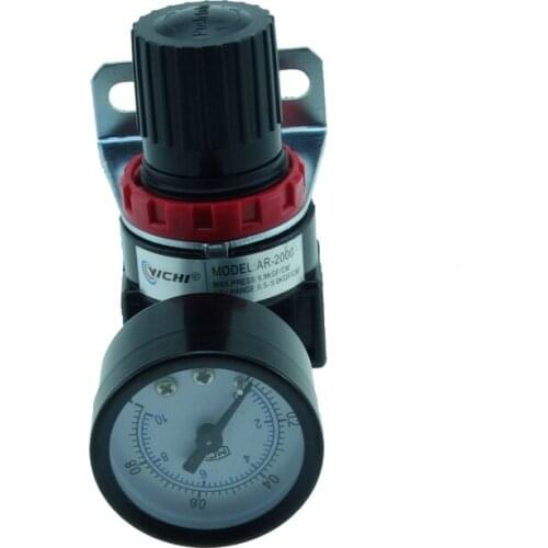 AR2000 G1/4'' Pneumatic mini air pressure regulator air Source treatment units