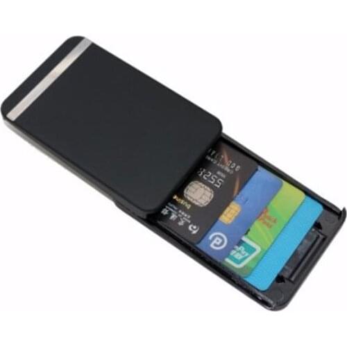 Mini rfid Wallet for Credit Carder Holder Anti Safety The Ingenious Wallet BLACK The MINIMALIST & INGENIOUS Purse Card Horder