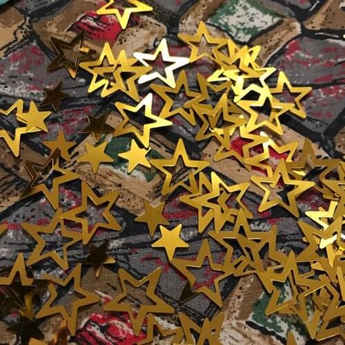 Stars Table Confetti Sprinkles Happy Birthday Party Wedding Decoration Sparkle Metallic Stars Supplies