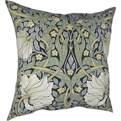 William Morris Pimpernel Pillow Cover Home Decorative Floral Vintage Victorian Cushions Throw Pillow for Car Polyester Novelty
