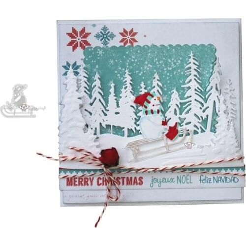 New Ski kid decoration metal Cutting Dies Stencils DIY Scrapbooking Paper/photo Cards Embossing Dies