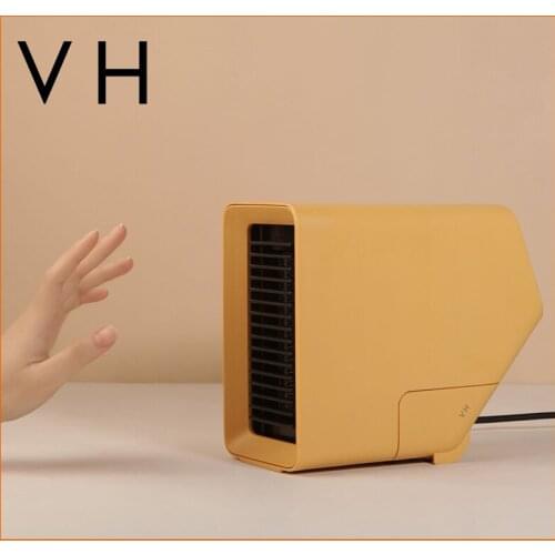 New VH Portable Heater Fan Two speed Air Volume Dual Protection Air Handling Machine PTC Ceramic Heating Silent Heater