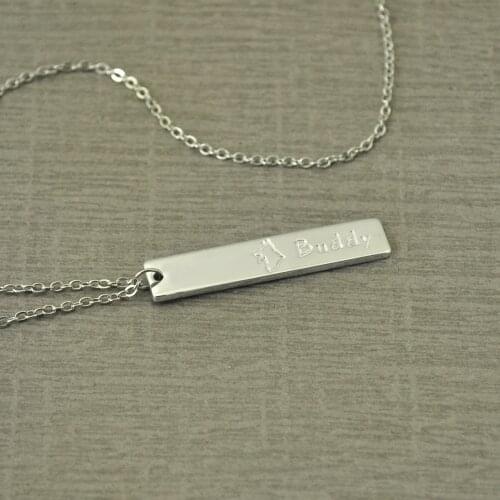 Personalized German Shepherd Necklace Custom German Shepherd Necklace Dog Name Pendant Customized Pet Lover Necklace