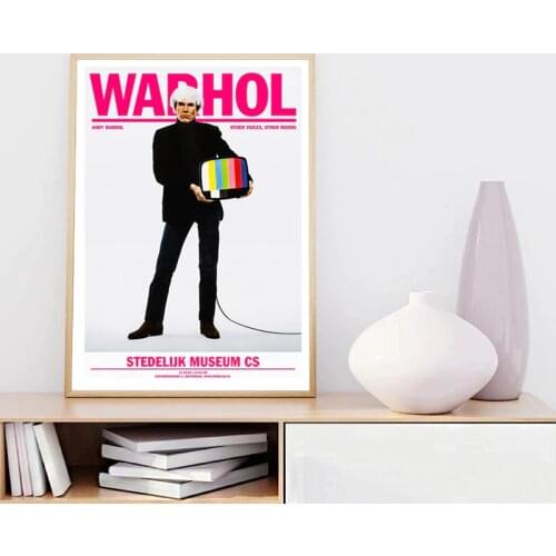 Andy Warhol Exhibition Poster Other Voices Print Other Rooms 2007 Vintage Dutch Wall Art Canvas Painting Picture Bedroom Decor