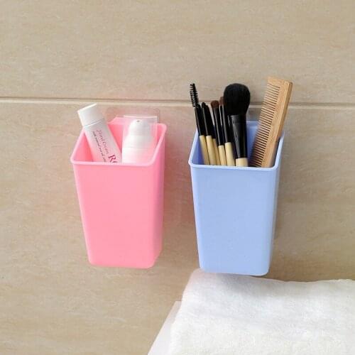 Plastic drain storage chopsticks holder Multi functional kitchen wall-mounted chopsticks cage storage box