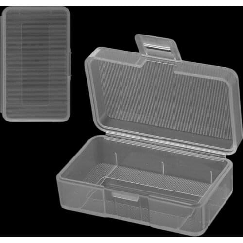 Drop Ship&Wholesale Mini Transparent Case Holder Storage Box For 1x 9V Battery Or 2x AA Batteries APR28