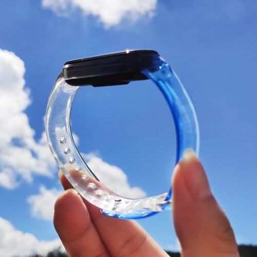 Transparent Silicone Strap For Xiaomi Mi Band 6 Wrist Bracelet Accessories Watchband For Xiami Xiomi 5 4 3 Sport Straps Correa