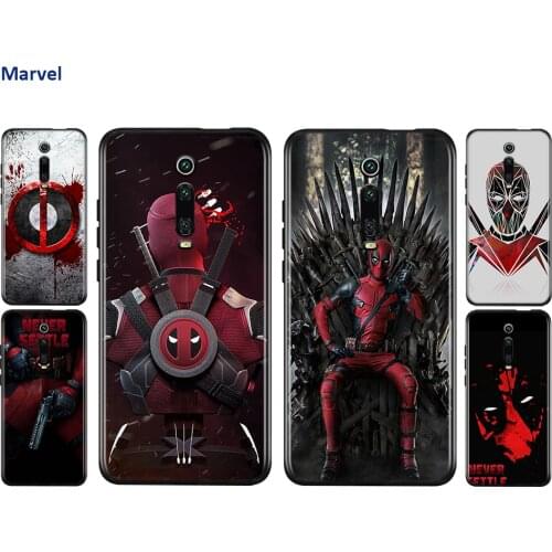 Silicone Cover Deadpool Marvel Art For Xiaomi Redmi 9 9T 9C 8 7 6 Pro 9AT 9A 8A 7A 6A S2 5 5A 4X Plus Phone Case