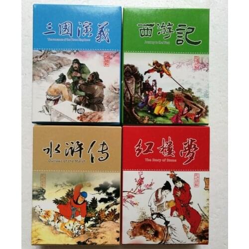 Three Kingdoms poker set The Story by the Water Margin The Dream of the Red Chamber Journey to the West playing cards deck
