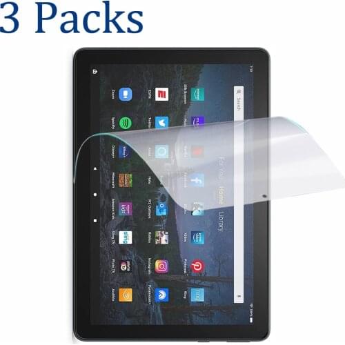 3 Packs soft PET screen protector for Kindle fire HD 8 2016 2017 2018 2019 2020 HD 8 plus protective film